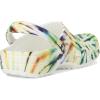 Crocs Unisex-Adult Classic Graphic Clogs(Multi/Green Tie Dye)