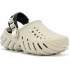 Crocs Unisex-Adult Echo Clog(Bone/Black)