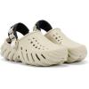 Crocs Unisex-Adult Echo Clog(Bone/Black)