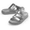 Crocs Women Getaway Strappy Sandals(Silver)