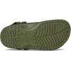 Crocs Women’s Classic Crafted Canvas Clogs(Army Green Suede)