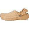 Crocs Women’s Classic Crafted Canvas Clogs(Cashew Suede)