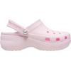 Crocs Women’s Classic Platform Clog(Pink Milk)