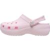 Crocs Women’s Classic Platform Clog(Pink Milk)