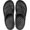 Crocs Women’s Getaway Triangle Flip Flops(Black Gems)