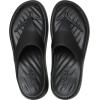 Crocs Women’s Getaway Triangle Flip Flops(Black/Black)
