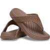 Crocs Women’s Getaway Triangle Flip Flops(Latte Gems)