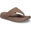 Crocs Women’s Getaway Triangle Flip Flops(Latte Gems)