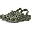Crocs Unisex-Adult Classic Graphic Clogs(Army Green/Multi)