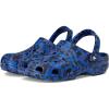 Crocs Unisex-Adult Classic Graphic Clogs(Blue Bolt/Multi)