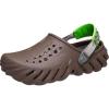Crocs Unisex-Adult Echo Clog(Sandstorm Coffe/Multi)