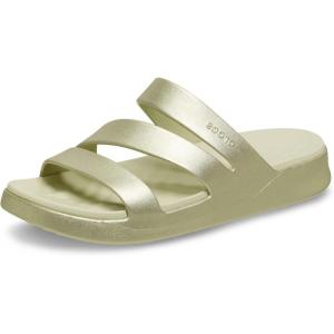 Crocs Women Getaway Strappy Sandals(Champagne Metallic)