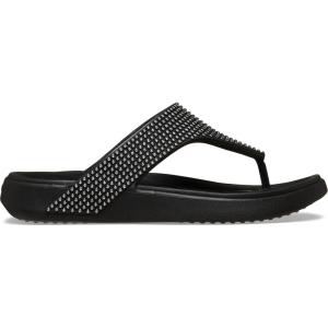 Crocs Women’s Getaway Triangle Flip Flops(Chalk Gems)