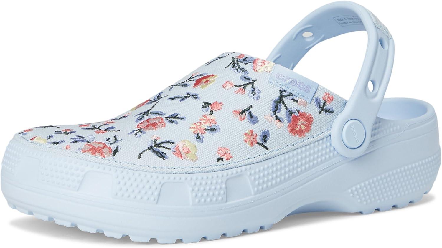image:imageCrocs UnisexAdult Classic Crafted Canvas Clogs for Men and WomenBlue Frost