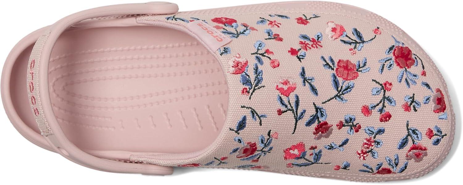 image:imageCrocs UnisexAdult Classic Crafted Canvas Clogs for Men and WomenFloral Cotton Candy