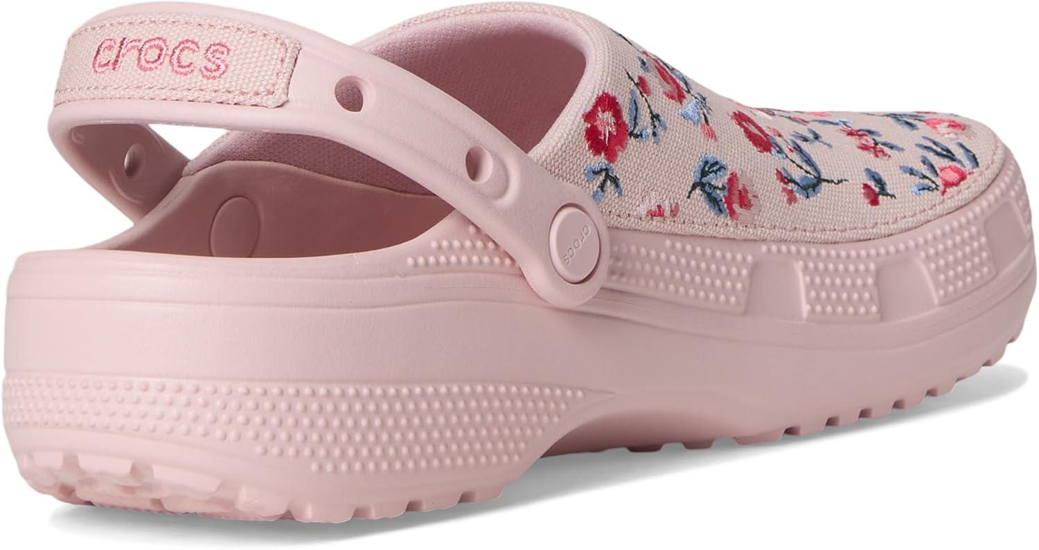 image:imageCrocs UnisexAdult Classic Crafted Canvas Clogs for Men and WomenFloral Cotton Candy
