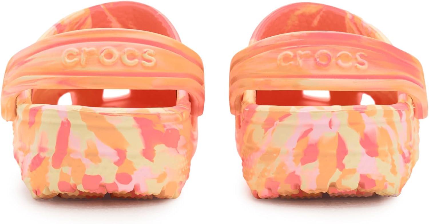 image:imageCrocs UnisexChild Classic Watercolor Marbled Clog KGuavaMulti