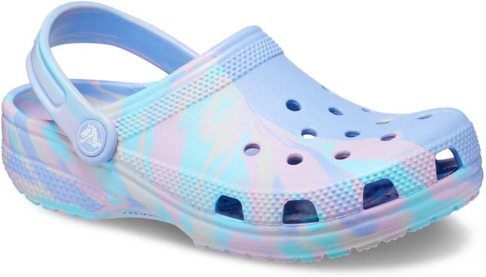 image:imageCrocs UnisexChild Classic Watercolor Marbled Clog KMoon JellyMulti