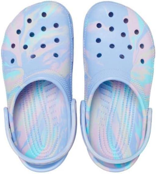 image:imageCrocs UnisexChild Classic Watercolor Marbled Clog KMoon JellyMulti