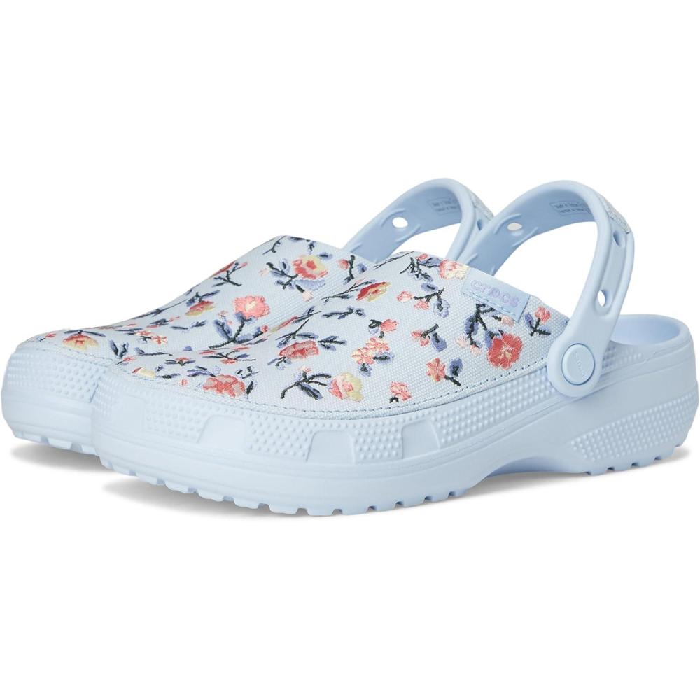 image:imageCrocs UnisexAdult Classic Crafted Canvas Clogs for Men and WomenBlue Frost