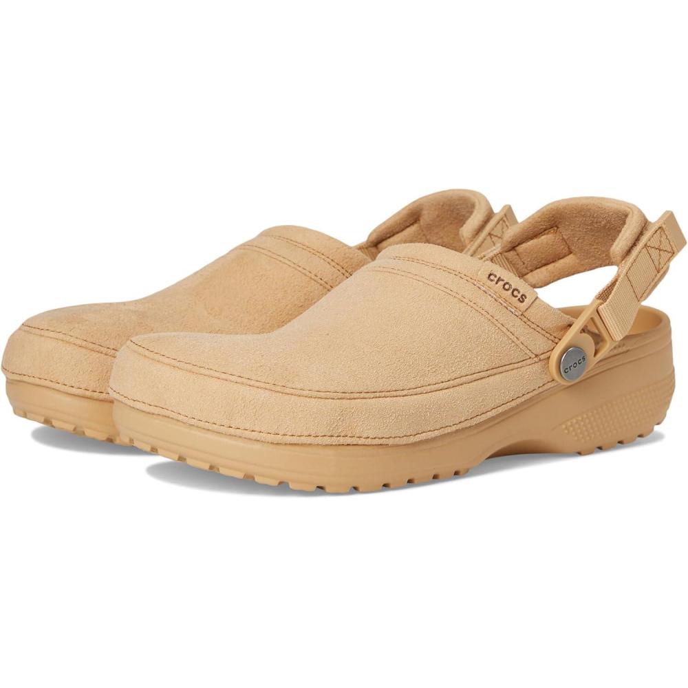 image:imageCrocs UnisexAdult Classic Crafted Canvas Clogs for Men and WomenCashew Suede