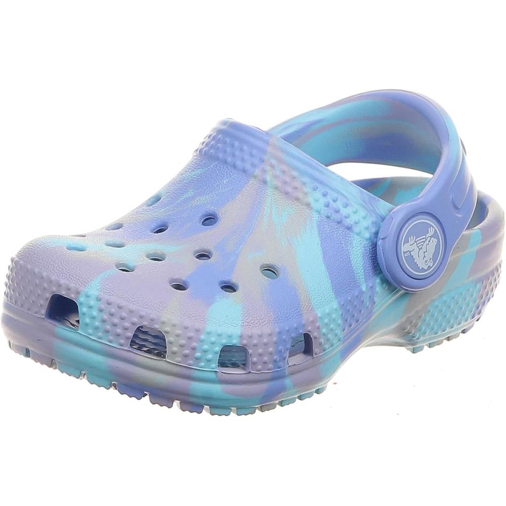image:imageCrocs UnisexChild Classic Watercolor Marbled Clog KMoon JellyMulti