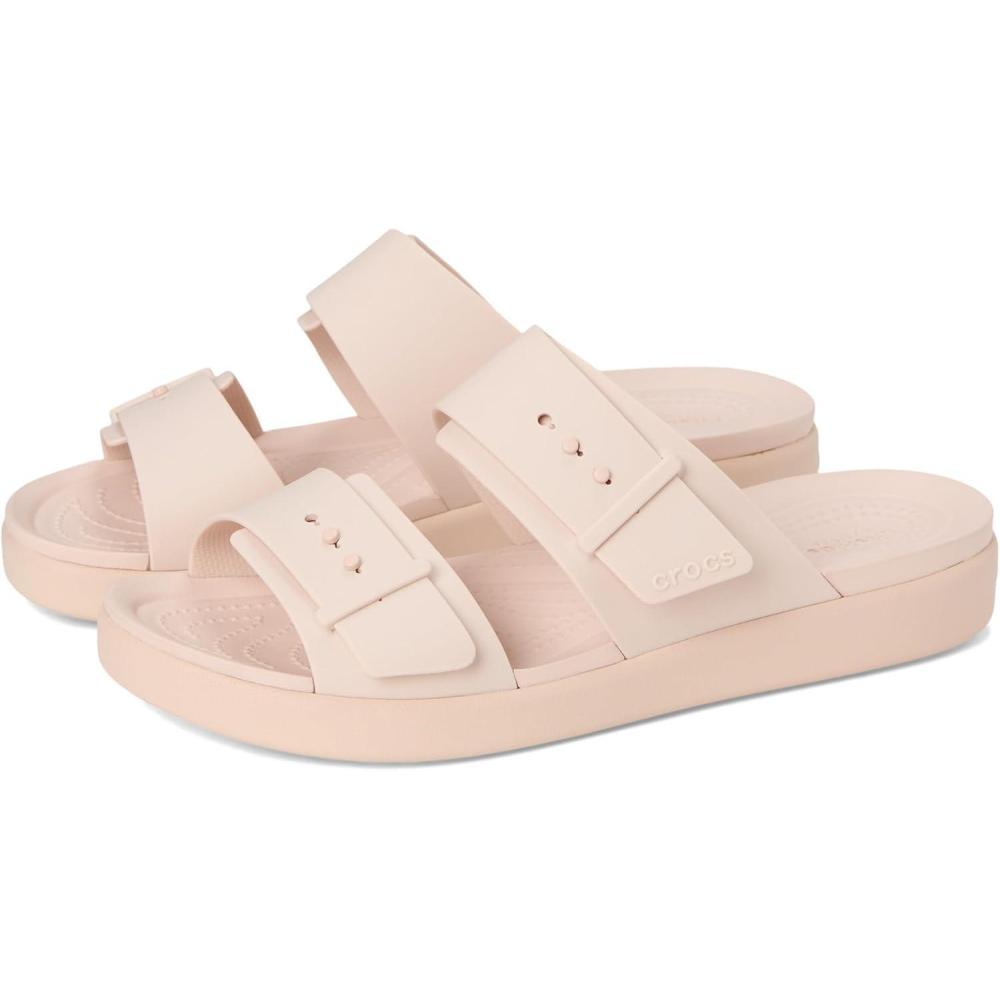 image:imageCrocs Womens Brooklyn Buckle Low SandalsQuartz