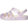 Crocs Kids’ Classic Fisherman Sandals(Chalk Glitter)