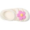 Crocs Kids’ Classic Fisherman Sandals(Chalk/Flower)