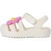 Crocs Kids’ Classic Fisherman Sandals(Chalk/Flower)