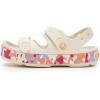 Crocs Kids’ Crocband Cruiser Sandals(Summit White/Guava)