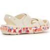 Crocs Kids’ Crocband Cruiser Sandals(Summit White/Guava)
