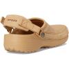 Crocs Unisex-Adult Classic Crafted Canvas Clogs for Men and Women(Cashew Suede)
