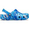 Crocs Unisex-Child Classic Watercolor Marbled Clog K(Blue Bolt/Multi)