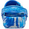 Crocs Unisex-Child Classic Watercolor Marbled Clog K(Blue Bolt/Multi)