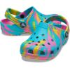 Crocs Unisex-Child Classic Watercolor Marbled Clog K(Digital Aqua/Multi)