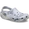 Crocs Unisex-Child Classic Watercolor Marbled Clog K(Grey)