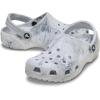 Crocs Unisex-Child Classic Watercolor Marbled Clog K(Grey)