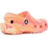 Crocs Unisex-Child Classic Watercolor Marbled Clog K(Guava/Multi)