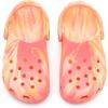 Crocs Unisex-Child Classic Watercolor Marbled Clog K(Guava/Multi)