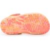 Crocs Unisex-Child Classic Watercolor Marbled Clog K(Guava/Multi)