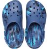Crocs Unisex-Child Classic Watercolor Marbled Clog K(Navy/Multi)