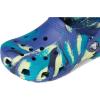 Crocs Unisex-Child Classic Watercolor Marbled Clog K(Navy/Turbo Teal)