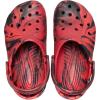 Crocs Unisex-Child Classic Watercolor Marbled Clog K(Pepper/Black)