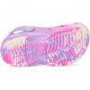 Crocs Unisex-Child Classic Watercolor Marbled Clog K(Pink Crush/Multi Glow in the Dark)