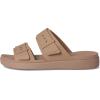 Crocs Women’s Brooklyn Buckle Low Sandals(Latte)