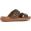 Crocs Women’s Brooklyn Buckle Low Sandals(Sepia/Leopard)