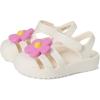Crocs Kids’ Classic Fisherman Sandals(Chalk/Flower)