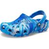 Crocs Unisex-Child Classic Watercolor Marbled Clog K(Blue Bolt/Multi)