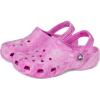 Crocs Unisex-Child Classic Watercolor Marbled Clog K(Pink Swirl)